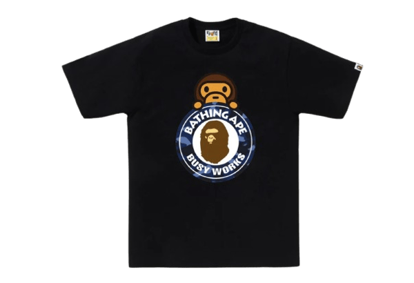 COLOR CAMO MILO ON BUSY WORKS TEE